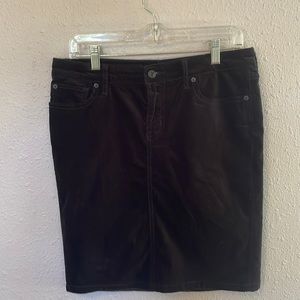 Black Velvet Jeanskirt